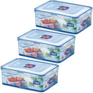 (Pack of 3) LOCK & LOCK Airtight Rectangular Food Storage Container 87.92-oz / 10.99-cup