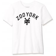 Zoo+York Zoo York Mens Big Boys Short Sleeve Crew Neck Shirt, Immergruen White, Medium (10/12)