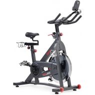 Sunny Health & Fitness Pro Belt Drive Indoor Cycling Stationary Exercise Bikes with Optional SunnyFit® App Enhanced Bluetooth Connectivity.