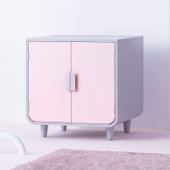 Staart - Dyad Wooden Cat Litter Box - Chablis Pink