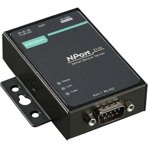  [아마존베스트]MOXA NPort 5110-1 Port Serial Device Server, 10/100 Ethernet, RS232, DB9 Male