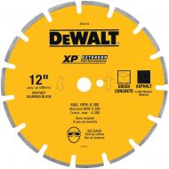 DEWALT DW4745 XP 12-Inch Dry Cutting Diamond Segmented Saw Blade with 1-Inch Arbor for Ashphalt and Green Concrete