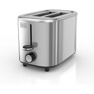 BLACK+DECKER® 2-Slice Toaster with 7 Toast Shade Settings, Extra-Wide Slots for Bagels, Stainless Steel Exterior Finish