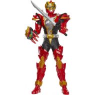 Power Rangers Dino Fury Spiral Strike Red Ranger, 12-inch Action Figures, Electronic Spinning and Light FX, Toys for 4 Year Old Boys and Girls and Up