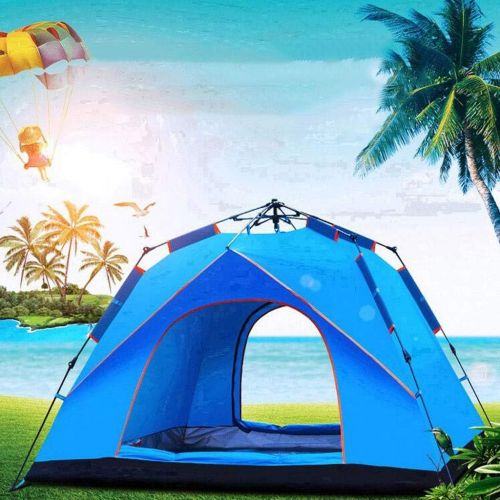  WUWUDIT CESULIS Protection Sun HWZP Portable Fully Automatic Tent Suitable for Three Seasons Unisex Quick Assembly Camping Set Can Accommodate 2-3 People Tent