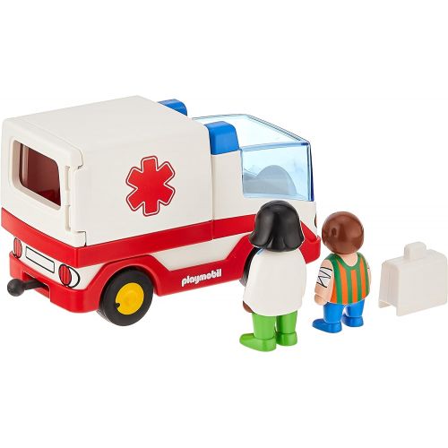 플레이모빌 PLAYMOBIL Rescue Ambulance Building Set