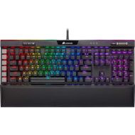 [아마존베스트]Corsair K95 RGB Platinum XT Mechanical Gaming Keyboard, Backlit RGB LED, Cherry MX Speed RGB Silver, Black