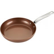 T-fal C4100564 Endura Copper Ceramic Nonstick Dishwasher Safe Cookware Fry Pan, 10-Inch, Copper
