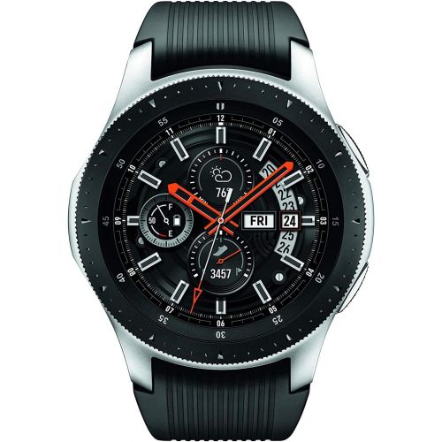  Amazon Renewed Samsung Galaxy Watch (46mm) Silver (Bluetooth), SM-R800 International Version -No Warranty (Renewed)