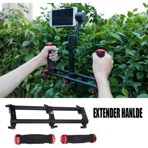  Acouto Double Grip Stabilizer, Grip Cardan Stabilizer Double Grip Handle Handle Extension Lightweight Portable Extension Camera for Zhiyun, Feiyu, MOZA, Beholder