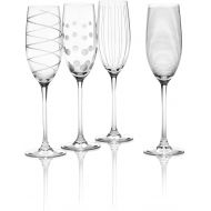 [아마존베스트]Mikasa Cheers Champagne Flutes, Set of 4