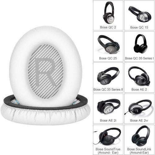  [아마존베스트]ELZO Headphone Replacement Pads for Bose Professional Ear Pads for Bose QuietComfort Bose QC2/QC15/QC25/QC35/QC35II/AE2/AE2i/AE2w/SoundTrure/SoundLink Headphones Complete with 2 In