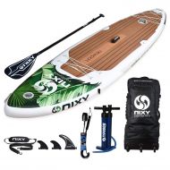 Onyx NIXY Newport SUP Inflatable Stand Up Paddle Board. All Around Lightweight iSUP built with Dual Layer Fusion Dropstitch. All Accessories included Paddle, Leash, Pump, Should Strap,