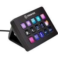 Elgato Stream Deck MK.2 ? Studio Controller, 15 macro keys, trigger actions in apps and software like OBS, Twitch, ?YouTube and more, works with Mac and PC