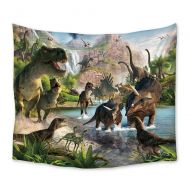 Chees D Zone Wall Hangings Tapestry Jurassic Dinosaur Light Weight Fabric Throw Tapestries for Home Living Room Bedroom Dorm Art Decor