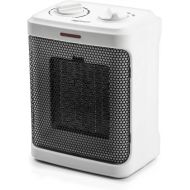 [아마존베스트]Pro Breeze Space Heater  1500W Electric Heater with 3 Operating Modes and Adjustable Thermostat - Room Heater for Bedroom, Home, Office and Under Desk - White
