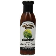 Kozlowski Farms Spicy Cilantro and Citrus Dressing, 10.0-Ounce (Pack of 6)