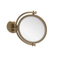 Allied Brass WM-4/3X-BBR 8 Inch Wall Mounted Make-Up Mirror 3X Magnification Brushed Bronze