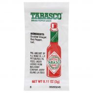 TABASCO brand Tabasco Pepper Suce, Single Serve, 3 g. packet, Pack of 200