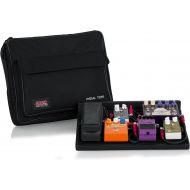 Gator Cases Guitar Effects Pedal Board with Tote Bag, Velcro Surface, and G-BUS Multi-Output Power Supply; Standard Size: 16.5 x 12 (GPT-BL-PWR)