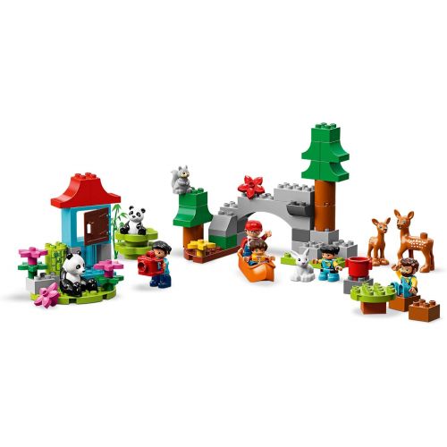  LEGO DUPLO Town World Animals 10907 Exclusive Building Bricks (121 Pieces)