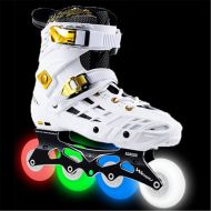 GDXFSM Performance Inline Skates Design Speed Inline Skates 3x100mm Or 4x76/ 80mm Wheels High Ankle Professional Skating Shoes Free Skating Unique fashion design ice skates ( Color : K ,