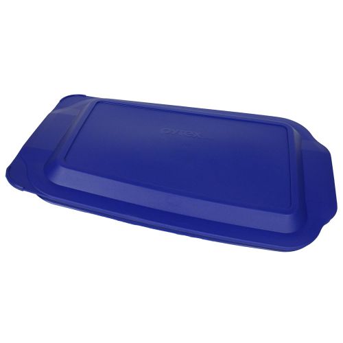  [아마존베스트]PYREX 3QT Glass Baking Dish with Blue Cover 9 x 13 (Pyrex)