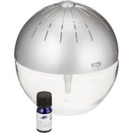 [아마존베스트]EcoGecko Earth Globe- Glowing Water Air Washer and Revitalizer with Lavender Oil, Silver