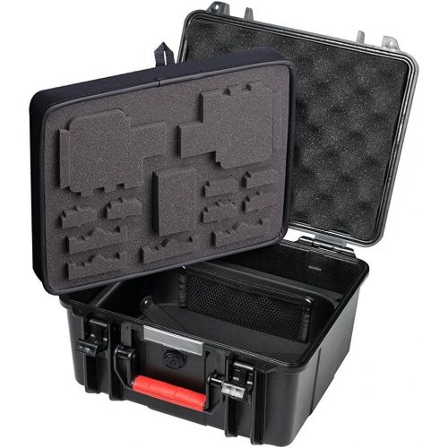  [아마존베스트]Smatree GA700-2 with ABS materials Floaty/Water-Resist Hard Case Compatible for Gopro Hero 7,6,5,4, 3+, 3, 2,1 ，GOPRO HERO (2018),DJI Osmo Action-(Camera and Accessories NOT includ