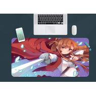 3D Sword Art Online Yuuki Asuna 630 Japan Anime Game Non-Slip Office Desk Mouse Mat Game AJ WALLPAPER US Angelia (W120cmxH60cm(47x24))