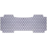Intro-Tech Automotive Intro-Tech Hexomat Third Row Custom Floor Mat for Select Chevrolet Tahoe Models - Rubber-like Compound (Gray)