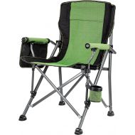 Night Cat Camping Chair Oversized Lawn Folding Chair for Adult Outdoor Portable with Cup Holder and Pocket Heavy Duty 120KG for Garden Fishing BBQ Picnic Travel