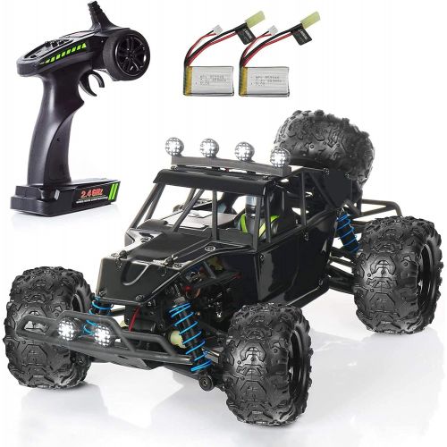  EP EXERCISE N PLAY Exercise N Play RC Truck RC Car, Remote Control Car, Terrain RC Cars, Electric Remote Control Off Road Monster Truck, 1:18 Scale 2.4Ghz Radio 4WD Fast 30+ MPH RC Car (1:18A)