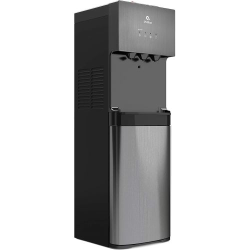  Avalon A5BLK Self Cleaning Bottleless Water Cooler Dispenser, UL, NSF certified Filters, Black Stainless Steel, full size