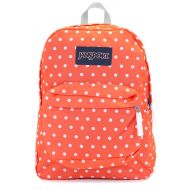 JanSport Jansport Superbreak Backpack (Tahitian orange white dots)