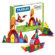 Tileblox Rainbow 42pc Set Magnetic Building Blocks, Educational Magnetic Tiles Kit , Magnetic Construction STEM Toy Set