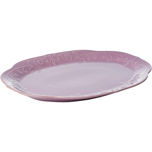 레녹스 Lenox French Perle Violet Oval Platter