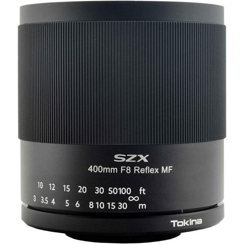  Tokina SZX 400mm f/8 Reflex MF Super Telephoto Lens for Nikon F, Black