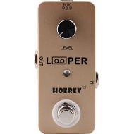 HOEREV Guitar Looper Effector Pedal, Color Golden: Musical Instruments