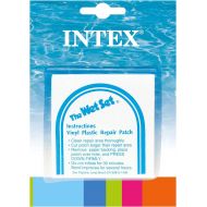 INTEX Wet Set Adhesive Vinyl Plastic Swimming Pool Tube Repair Patch 30 Pack Kit