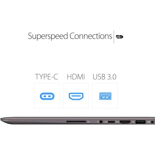 아수스 ASUS ZenBook Flip UX360UA 13.3 inch Touchscreen Convertible Laptop, Core i7, 16GB, 512GB SSD, Windows 10, Fingerprint Reader