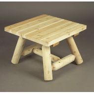 Rustic Cedar Cedarlooks 0200090 Log Square Coffee Table