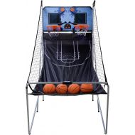 Nova Microdermabrasion Foldable Indoor Basketball Arcade Game Double Shot 2 Player W/ 4 Balls , Electronic Scoreboard and Inflation Pump