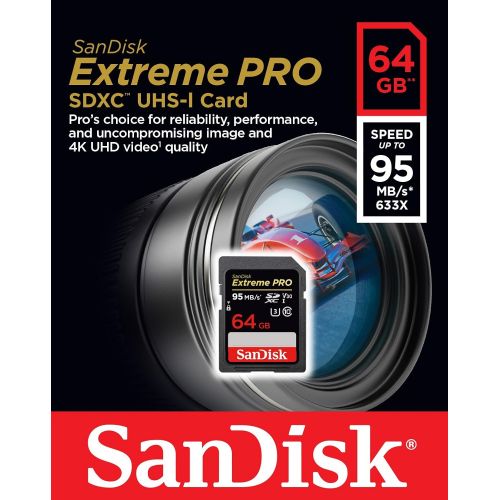 샌디스크 SanDisk 64GB Extreme PRO SDXC UHS-I Memory Card (SDSDXXG-064G-GN4IN)
