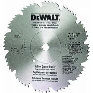DEWALT DW3327 7-1/4-Inch 60 Tooth Hollow Ground Planer Steel Saw Blade with 5/8-Inch and Diamond Knockout Arbor