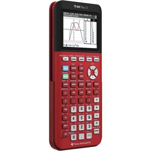  Texas Instruments TI-84 Plus CE Radical Red Graphing Calculator