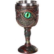 [아마존베스트]Pacific Giftware The Eye of The Dragon Mystical Fantasy Chalice 7oz Wine Goblet with Removable Stainless Steel Insert