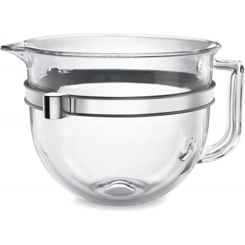 키친에이드 KitchenAid F Series 6 Quart Glass Stand Mixer Bowl, Clear