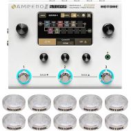 HOTONE Guitar Multi Effects Processor Multi Effects Pedal Touch Screen Guitar Bass Amp Modeling IR Cabinets Simulation Guitar Effects Pedal Multi FX Processor Ampero II Stomp (Ampero II Stomp)