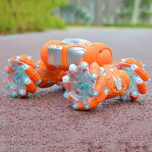  WZRYBHSD Climbing Remote Control Car Watch Sensor Racing Buggy Toy Deformation Twist Off-Road Vehicle Double Sided Tumbling RC Stunt Car Birthday Toys for Boys Kids
